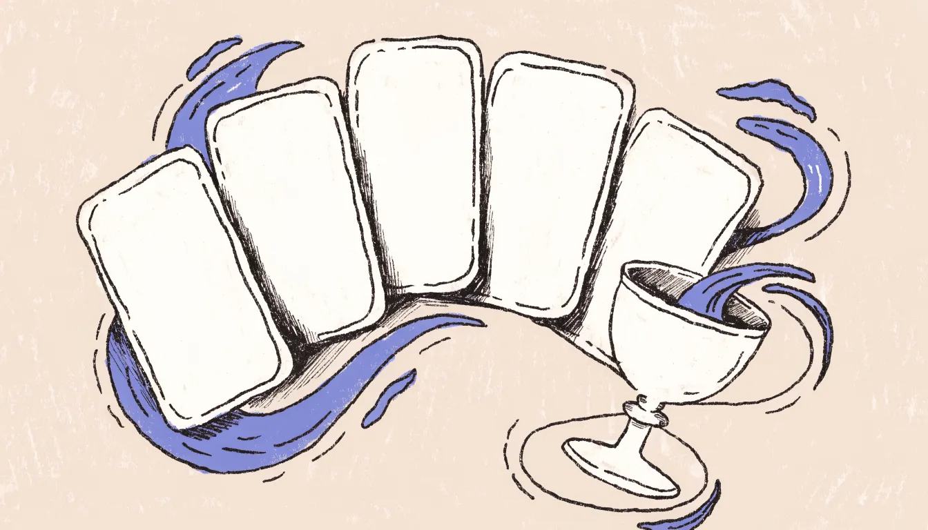 Tarot Kupalar Serisi — bölüm illüstrasyonu